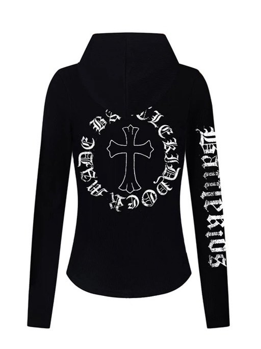 #J1007美式緊身連帽外套（2colors)