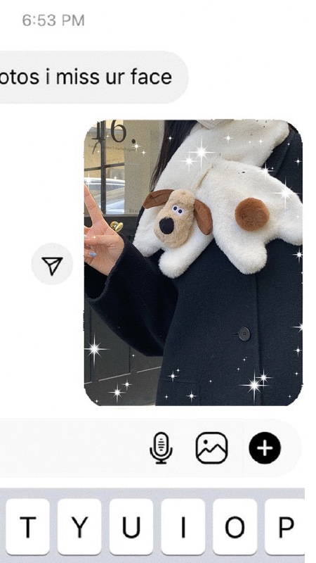 #Z2410現貨!☆*:.｡. 🐶.｡:*☆🐇 ⁺ ꒰১會被溫暖到冒汗的可愛毛茸茸圍巾! ໒꒱  [21lura.20]
