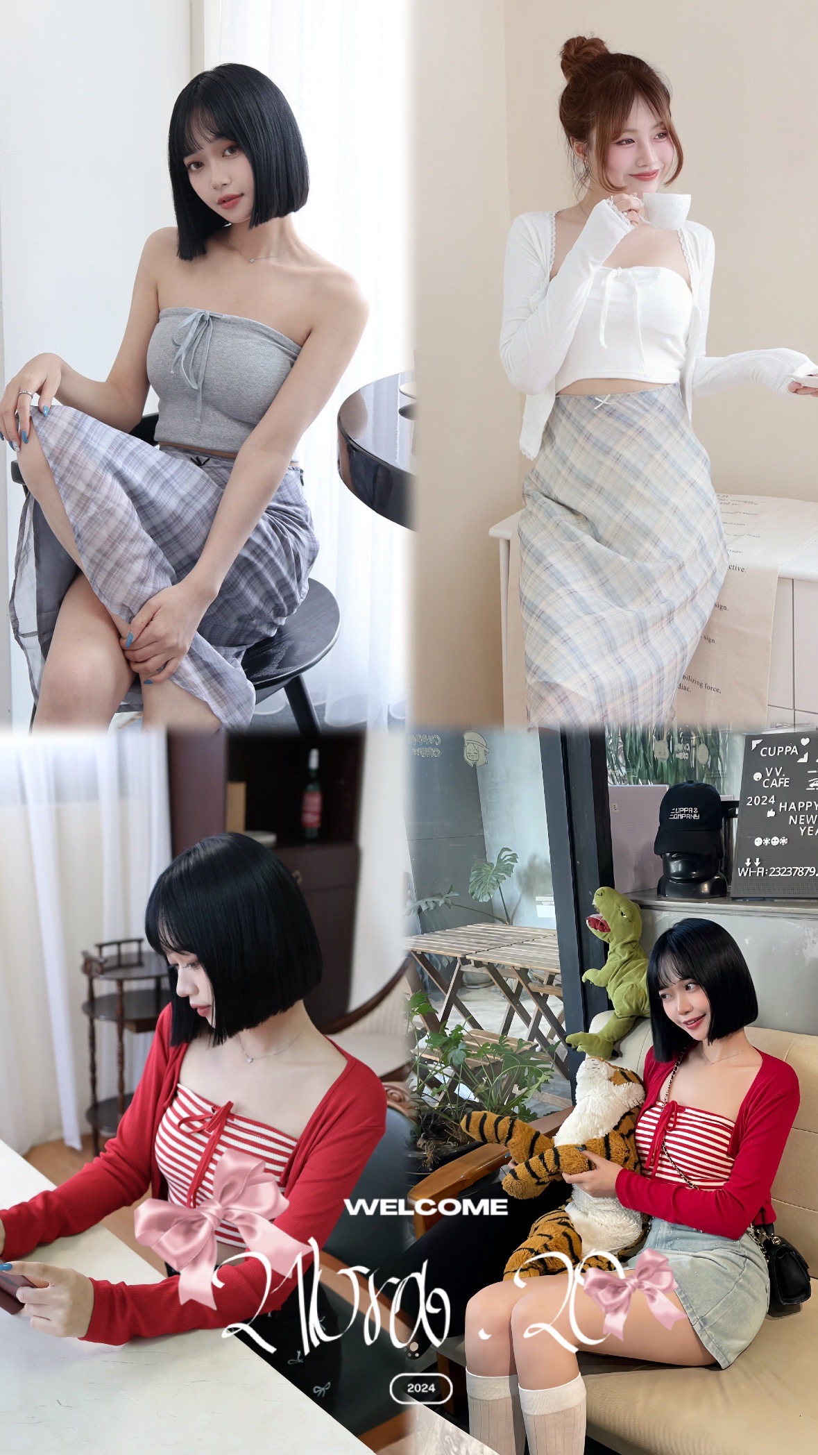 #T0615自帶襯墊平口抹胸上衣（5colors)