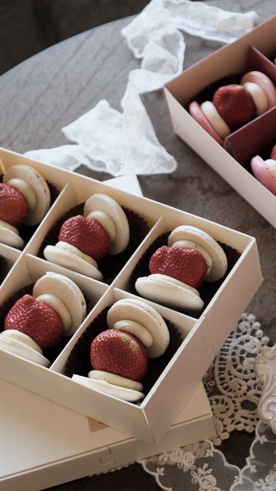 聖誕節限量開團｜期間限定草莓開心果奶油馬卡龍｜