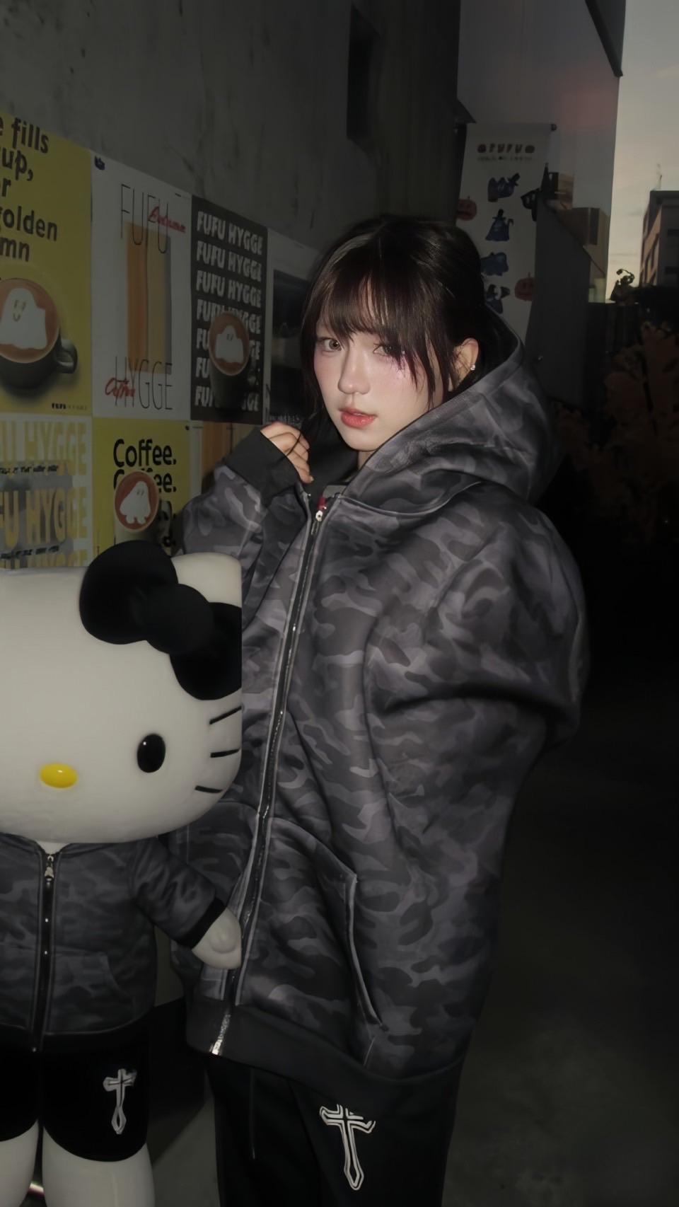 #J1009迷彩連帽外套（2colors)