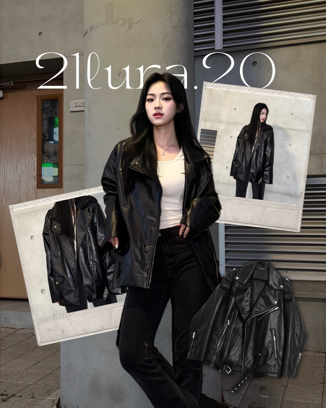 #J0201防風設計感皮外套（男女合適）