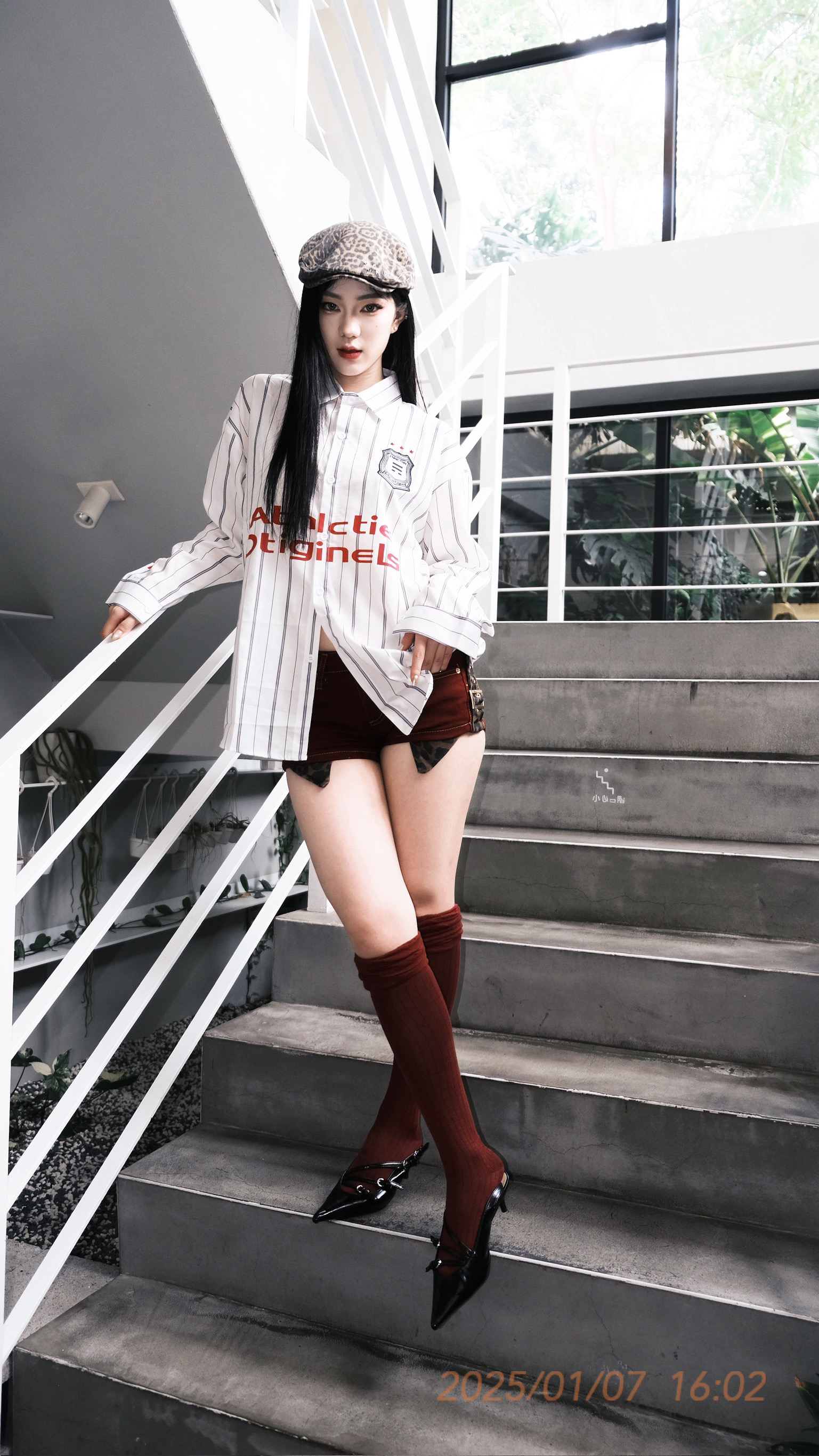 #T0102 美式立領襯衫