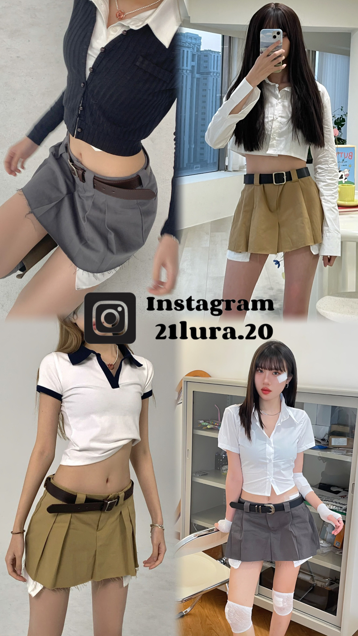 #TS2414冬天的美式復古辣妹風 小眾甜辣風格