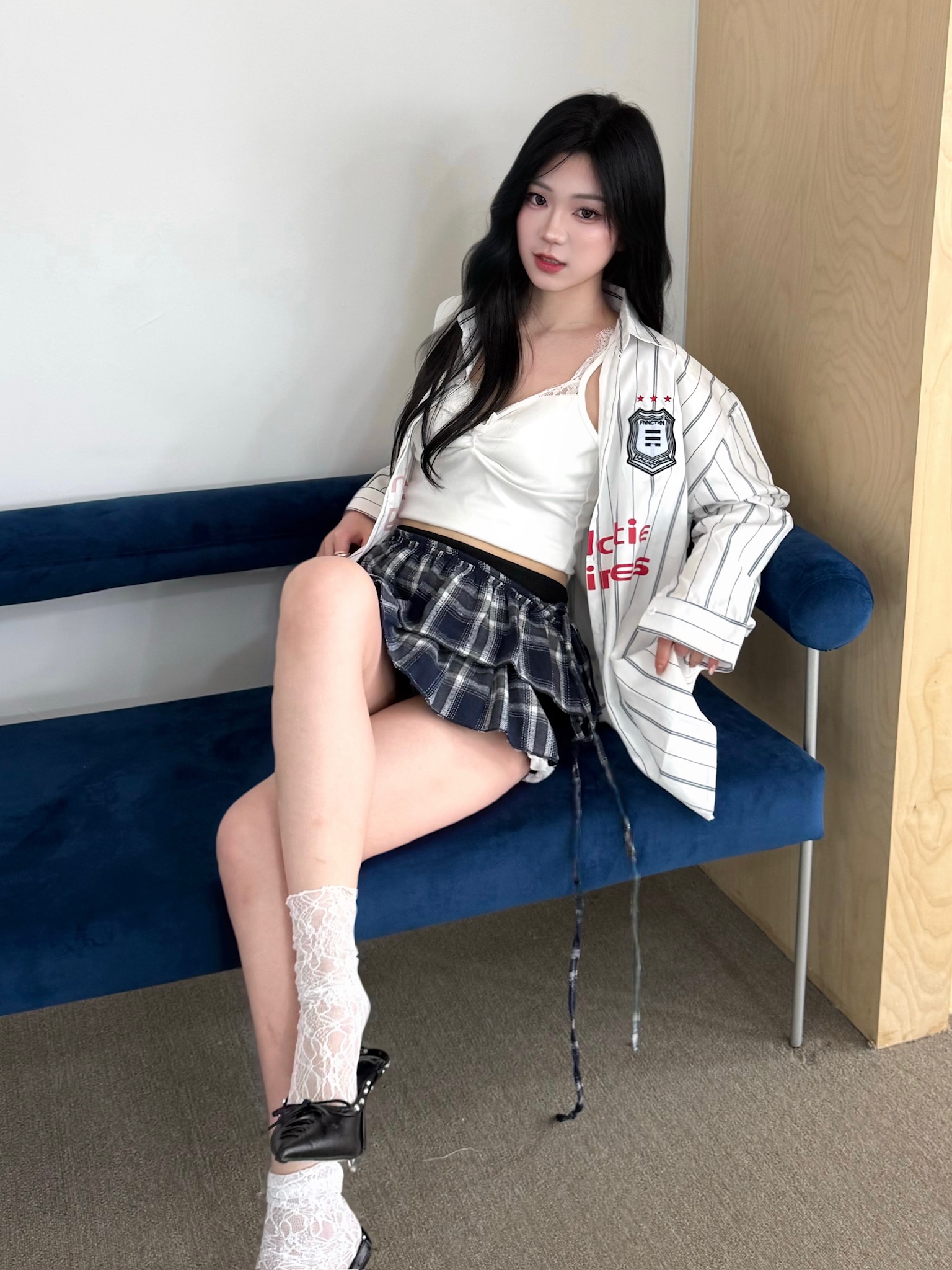  美式立領襯衫