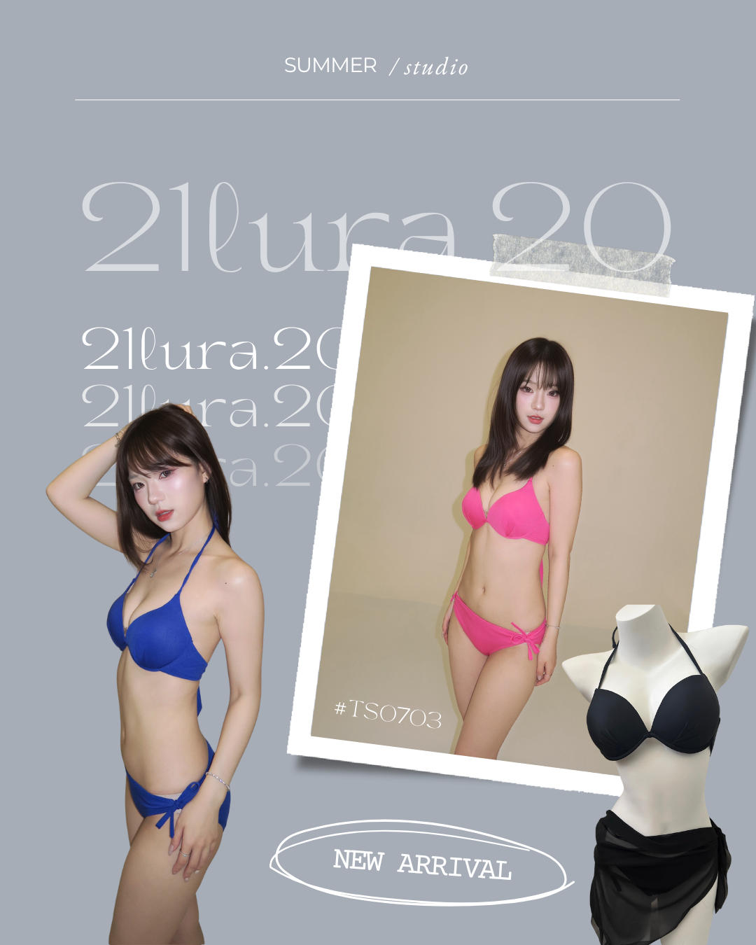 #TS0703 辣妹夏日三件套裝