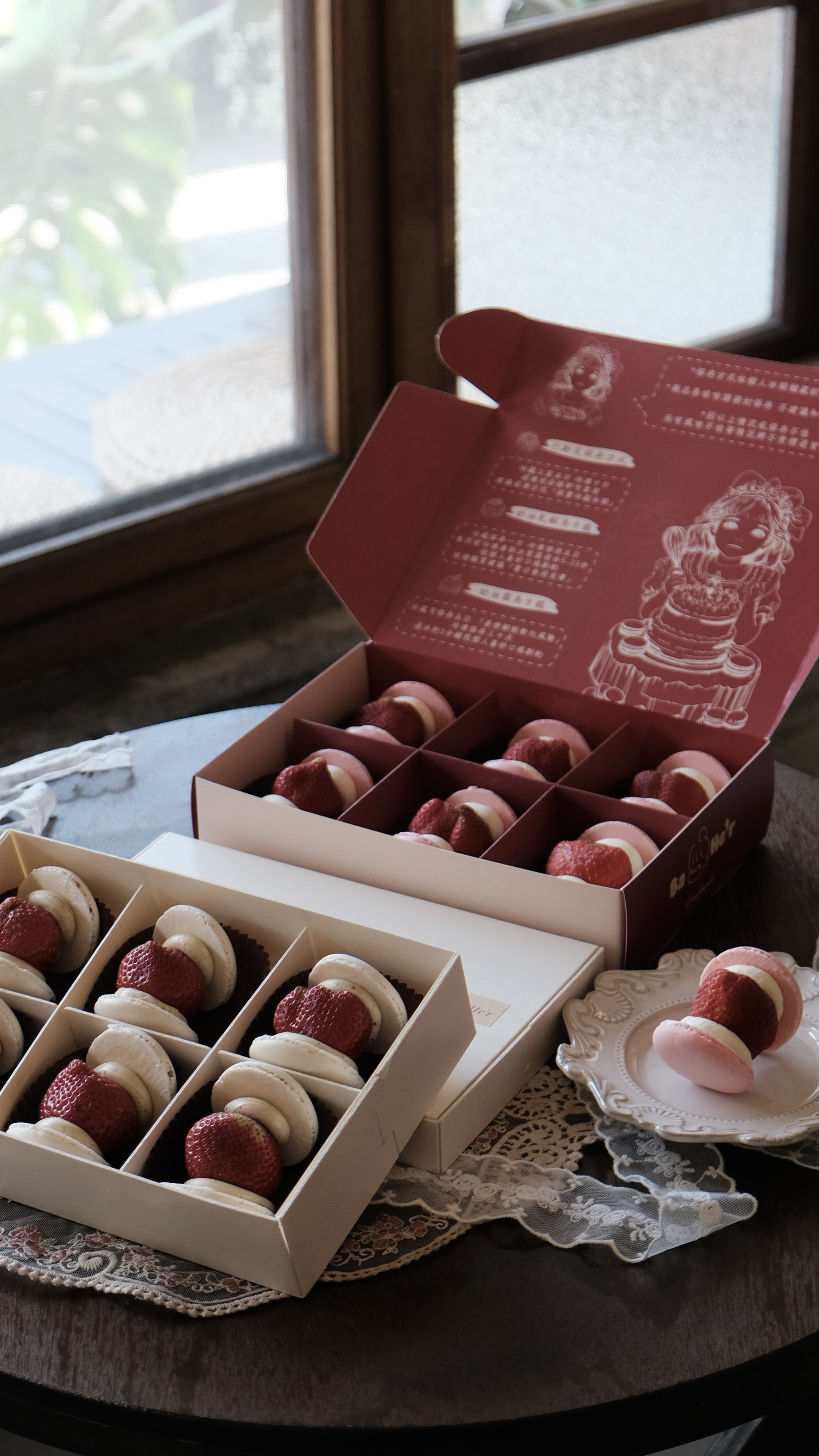 限量開團｜草莓優格奶油乳酪馬卡龍｜