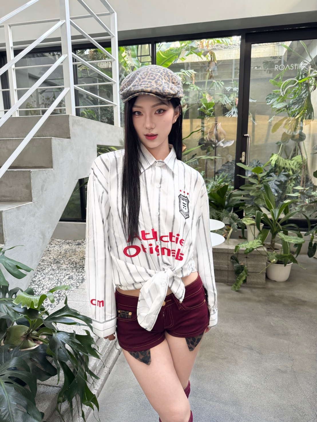 #T0102 美式立領襯衫