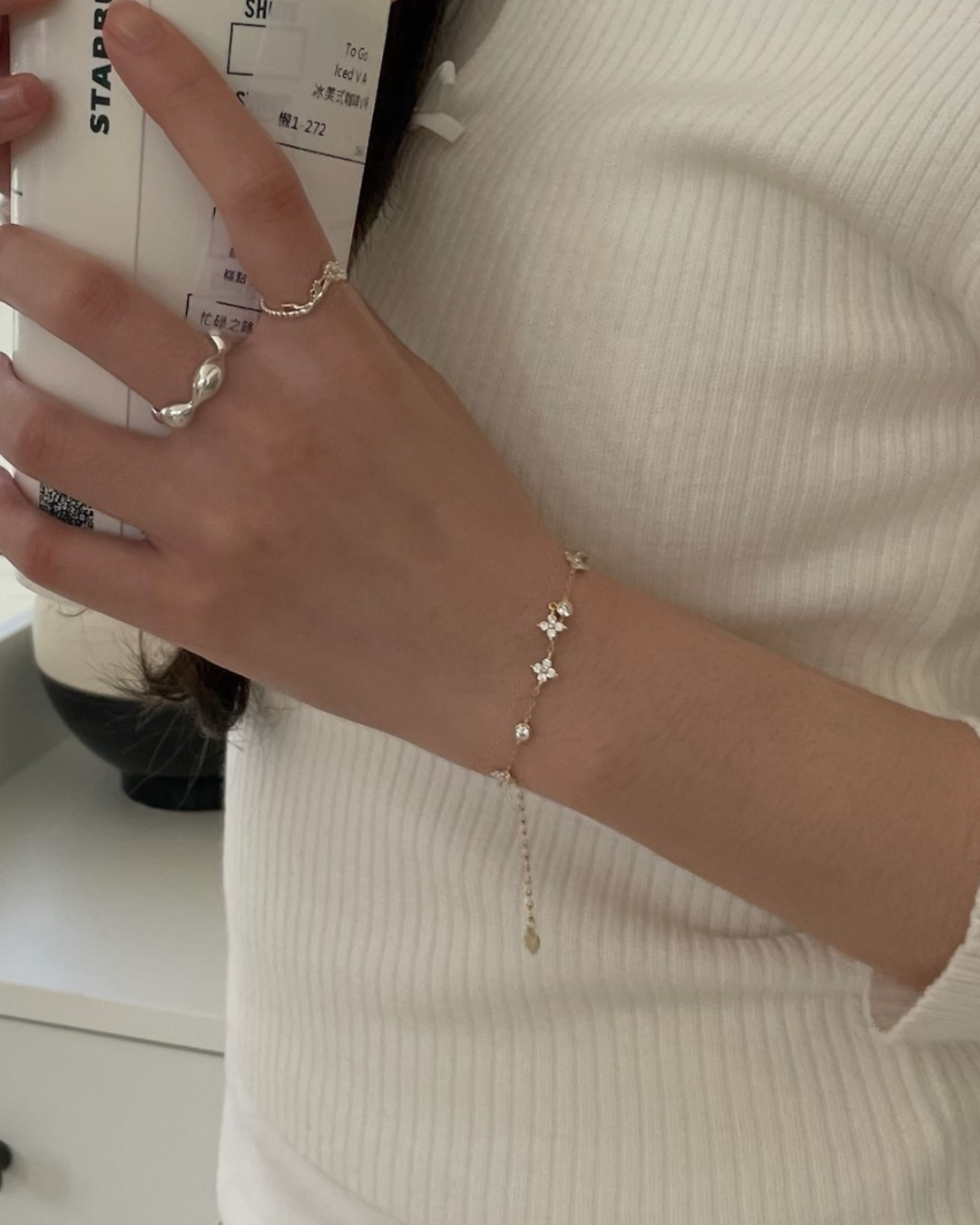 四芒星5A等皓石手鍊